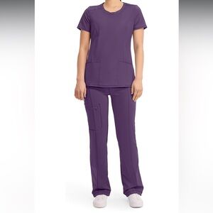 Purple Scrub Set
